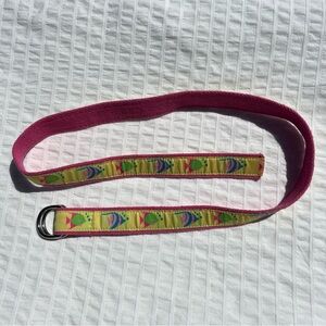VTG Y2K Douglas Paquette Tropical Fish Belt, L